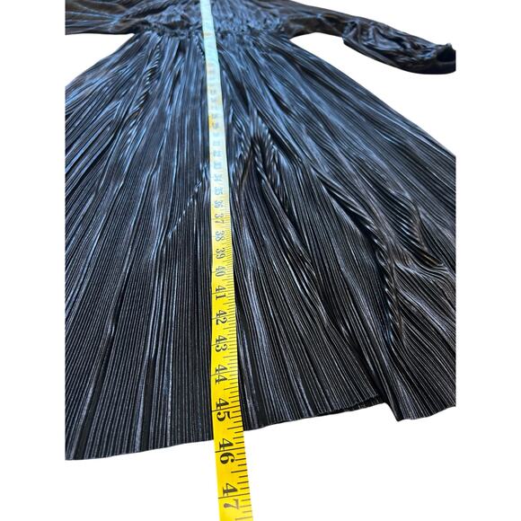 Black Pleated Atlein Collective Dress - Size S - Picture 8 of 11